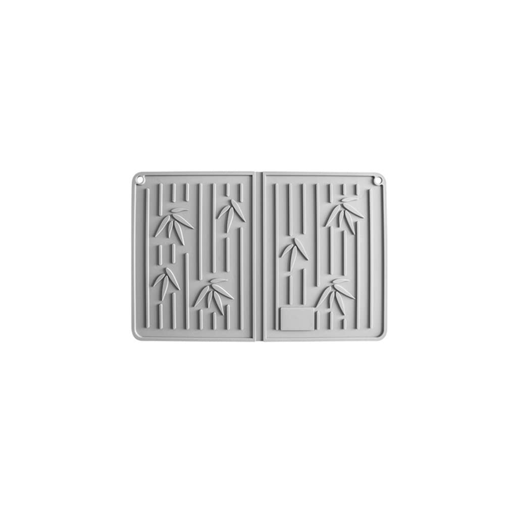 Alfombrilla de drenaje de silicona multifuncional para organizar platos y tazas