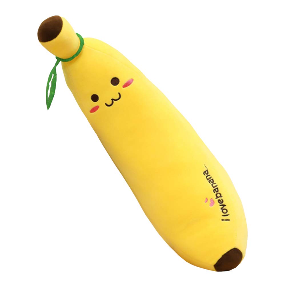 NUOBESTY Banana Hugging Pillow Plush Banana Stuffed Toy Birthday Gifts 35cm