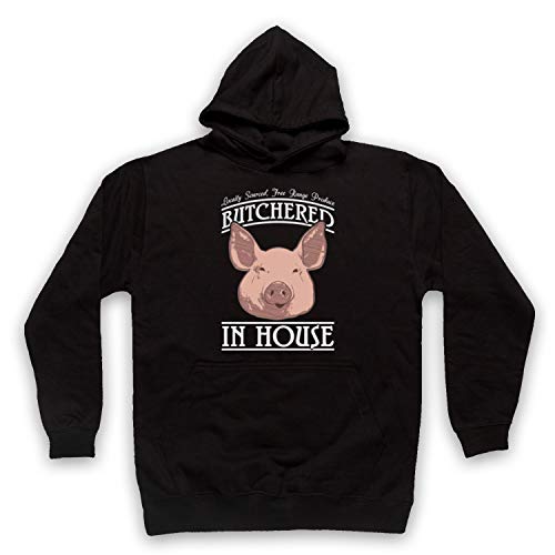 Sweat à capuche My Icon Art Clothing imprimé Butchered in House pour adultes
