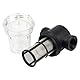 Suerhatcon Pipeline Filter 1 Wasserpumpenfilter mit 100 mesh Edelstahlsieb, Inline-Maschensieb Wasserpumpe Filter für Gartenbewässerung…
