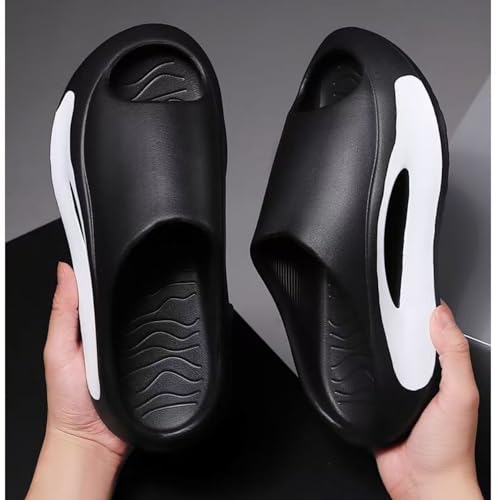 Cloud Slides for Men, Anti Slip Thick Sole Casual Beach Slippers Suitable for Indoor and Outdoor The2