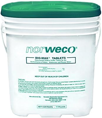 Norweco Bio-Max Dechlorination Tablets 48lb - 92% Sodium Sulfite