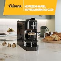 Tristar Kapsel-Kaffeemaschine, 0,8 l Wassertank, 1400 W, kompatibel mit Nespresso Kapseln, abnehmbare Abtropfschale, automatische Abschaltung, CM-2302 – Ansicht 3