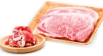 Amazon 鹿児島産黒毛和牛a5ロースステーキ 250g 2枚 鹿児島産黒豚生ハム 100g 水迫畜産 水迫畜産 牛肉 通販