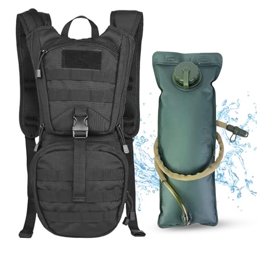 Tactical-Molle-Water-Backpack-Hydration-Backpack-Running-Backpack-Lightweight-Hydration-Backpack-with-25L-Water-Bladder-for-Men-Hiking-Backpack-Pack-for-Cycling-Race-Marathon-Camping