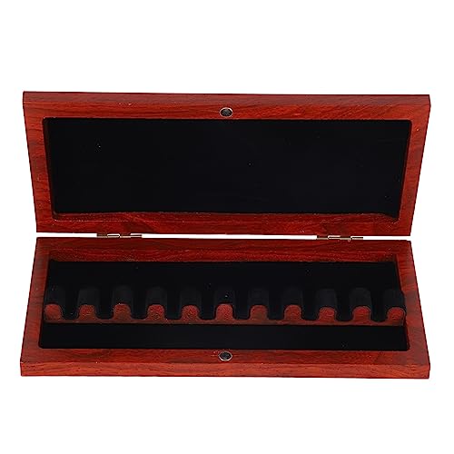 Oboe Reed Case CA08 - Redwood Storage Box for Woodwind Reed Holder, Large Capacity, Professional Musician Accessory (CA09)