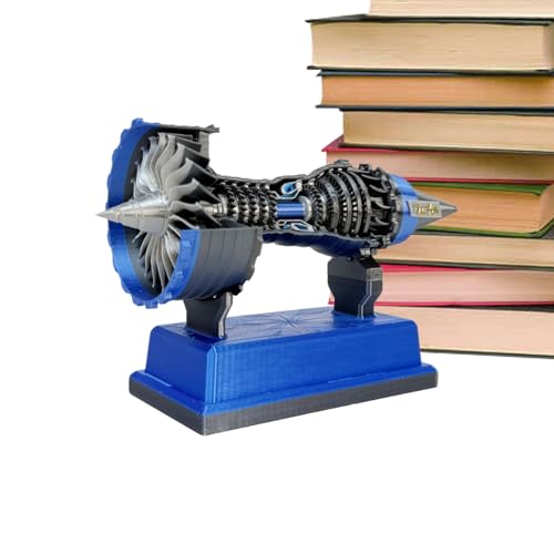 Moteur d'avion miniature Trent 900 avec vitesse réglable et effets de lumière