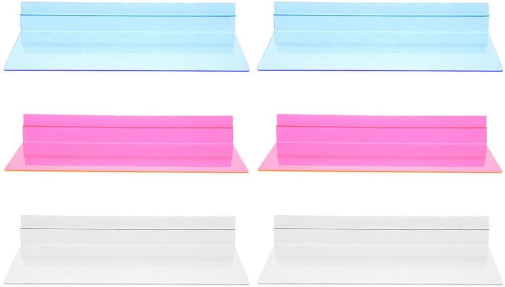 Ciieeo 6pcs Modern Shoe Display Rack Transparent and Shoe Shelves for Closet Home Use Easy to Install for Organizing Sneakers and Footwear