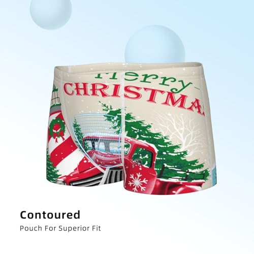 Boys' Cotton Boxer Brief Soft Underwear-Merry Christmas4