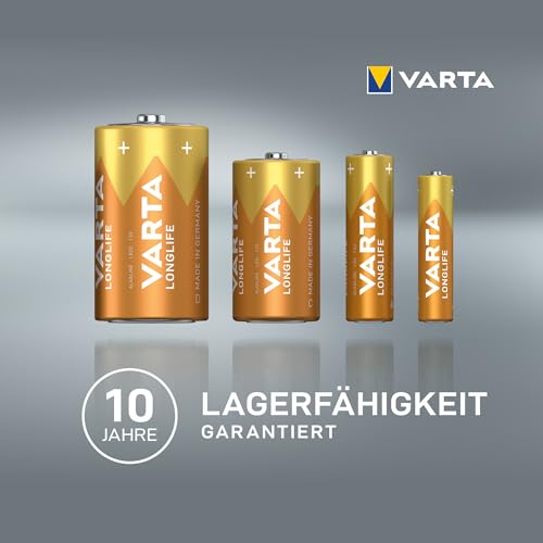 VARTA Batterien D, 4 Stück, Longlife, Alkaline Mono-Zelle mit 1,5 V – Ansicht 6