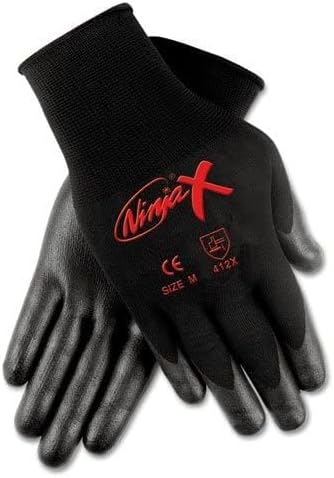 Memphis Ninja X N9674 Bi-Polymer Coated Gloves Size Large (one dozen)