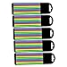 Abaodam 10sets Sticky Index Tabs Fluorescent Reading Strips for Enhanced and Visual Tracking Portable Pet Note Strips Bright Colors for Students and Readers