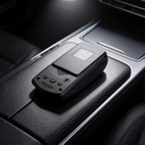 Detector de velocidad electrónico portátil y compacto en carcasa de ABS para monitoreo 5