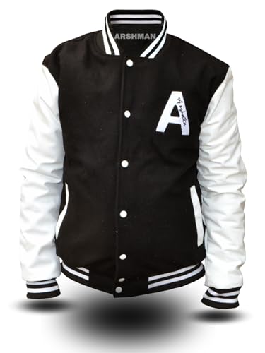 Men's Varsity Jackets Letterman Jacket Men Varsity Jacket Baseball Wool Blend Leather Sleeve Mens Women S to XXL