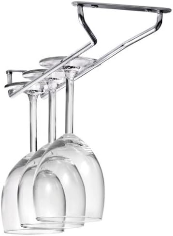 Chrome Plated Glass Rack 10inch | Glass Hanger, Glass Holder, Glassware Rack, Stemware Rack | Wine Glass Rack, Champagne Glass Rack