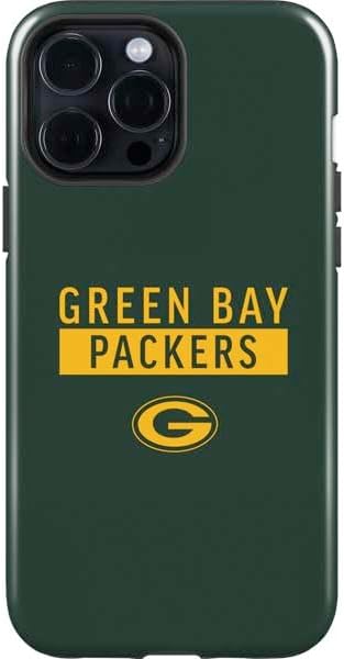 Skinit Impact Phone Case Compatible with iPhone 15 Pro Max - Officially Licensed NFL Green Bay Packers Green Performance Series Design