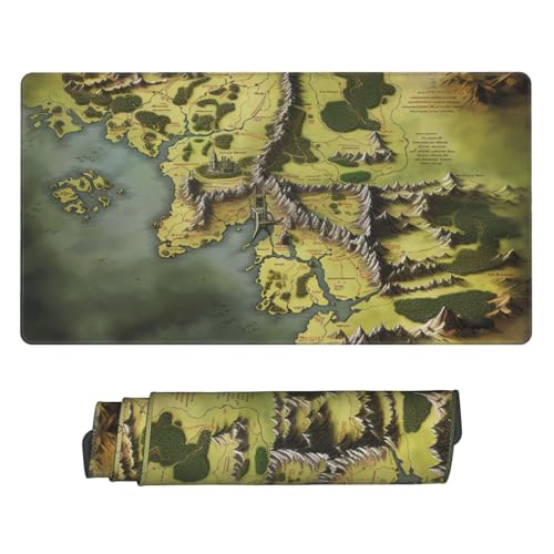 Tapis de souris de jeu grand format 40,6 x 74,9 cm pour bureau étendu