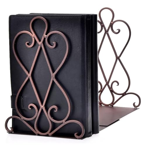 Artkingdome Book Ends Luxury Bookends, Retro Organizer Stand, Desk Holder Racks, School...