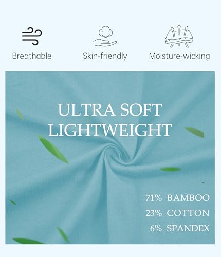 Image of CF Mens Pajama Shorts Bamboo Rayon & Cotton Sleep Shorts Lightweight Pants | Mens sleep shorts,Lightweight lounge pants,Bamboo rayon & cotton pajama shorts men,Soft pj bottoms with pockets 2 or 3 Pack
