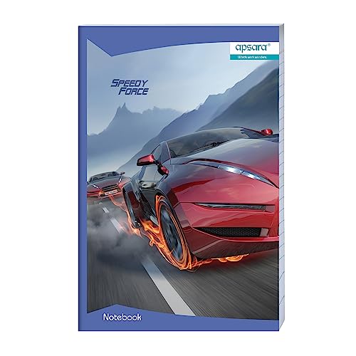 Image of Apsara Mahabar (Foolscap) Longbook | 33 CM x 21 CM Approx - Pages 280 | Plain Unruled Long Notebook | GSM 56 | Use for School & College Students and Professionals | Covers May Differ | Pack of 6