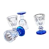 puppenstuben geschirr holz  Vektenxi 4 Stück schöne Miniatur Weinglas 1: 6 1:12 Simulation Modell Puppenhaus Zubehör stilvoll