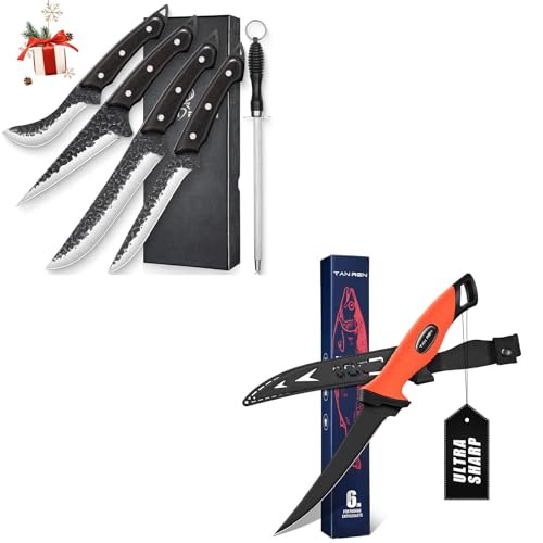 Set Cuchillos Cocina 6 Piezas Acero Inoxidable
