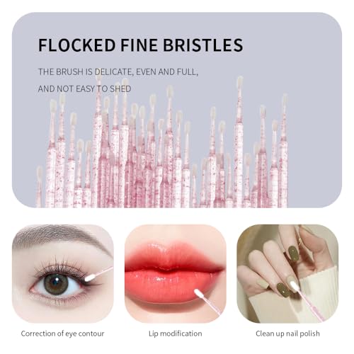 ANNAFRIS 300pcs Eyelash Extension Supplies Kit Lash Spoolies Brushes Micro Brush Mascara Wand Lip Brushes(Brush Kit-B) - Image 2