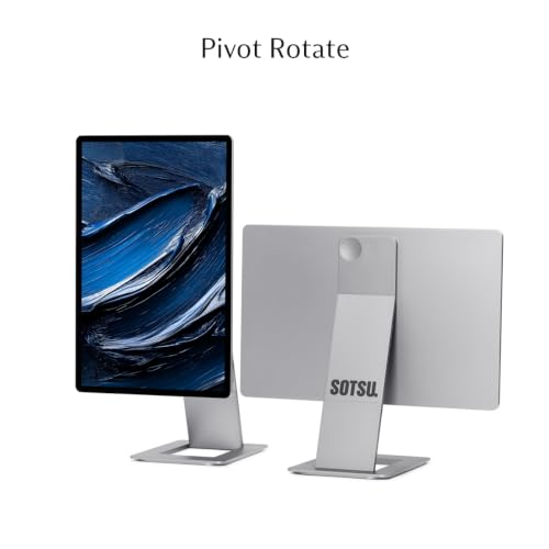 Image of SOTSU FlipAction Pro 16 inch Gen2 Premium Portable Monitor | Super Compact | Pivot Rotate | 2560x1600 DCI P3 | 120Hz | 400 Nits | Full Metal CNC | Perfect Match for Mac and Windows (Metallic Gray)