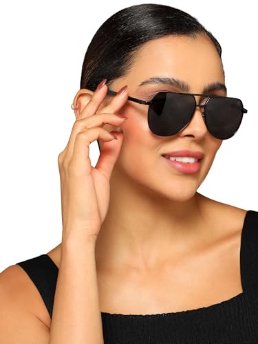 Image of EYEJACK by Voyage UV Protected & Polarized Aviator Sunglasses for Men & Women