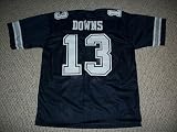 Caleb Downs Jersey #13 Dallas Custom Stitched Blue Football Various Sizes New No Brand/Logos Size S