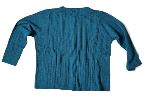 AmeriMark Women's Cable Stitch Cardigan Sweater Lightweight Long Sleeve Knit4