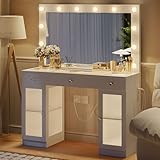 IFSEB Vanity Desk with Large...