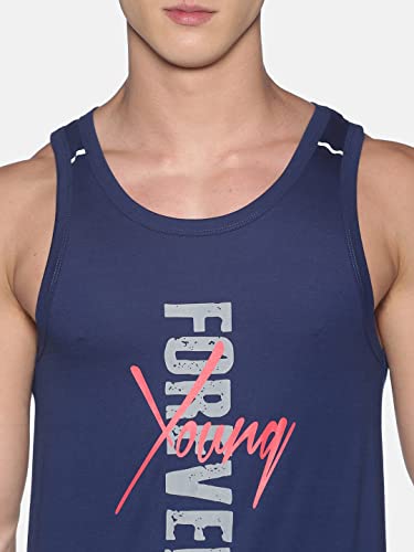Image of Dollar Men Cotton Casual Assorted Printed Tank Top Vest (Pack of 3)