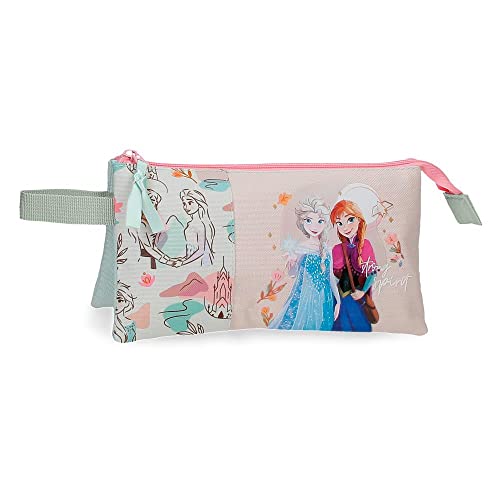Disney Strong Spirit Estuche Triple Multicolor 22X12X5 Cms Poliéster