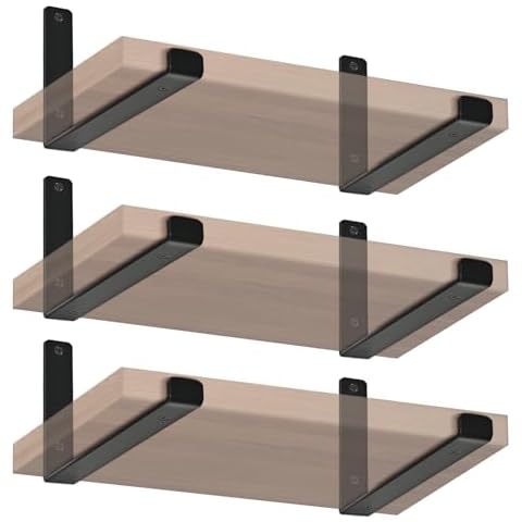 MHMYDZ Rustic Shelf Brackets 6-Pack Cover