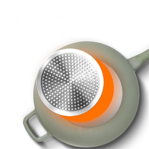 Olla multiusos de cocina sin recubrimiento con vaporizador Wok miniatura 3