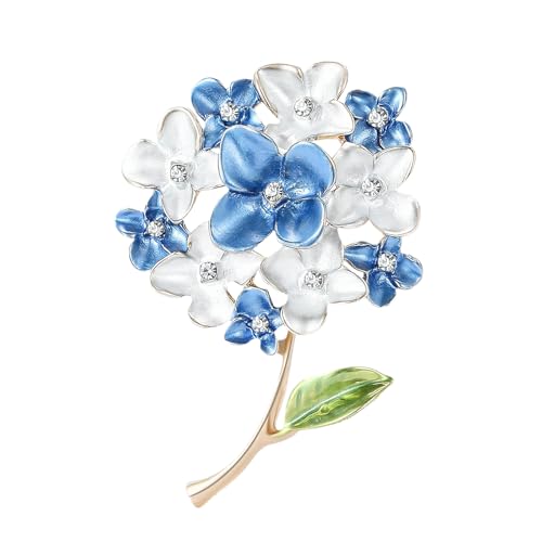 Forget Me Not Blue Brooch