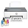 HP Smart Tank 5101 Wireless All-in-One Refillable Printer, Scanner, Copier with 2 years of Ink included, Wireless printer-for-home use an EcoTank Alternative (1F3Y0A)