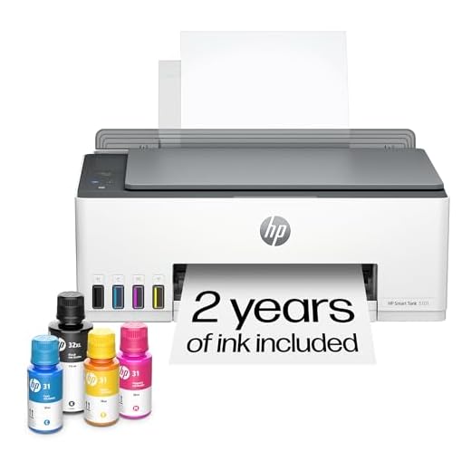 HP Smart-Tank 5101 Wireless All-in-One Ink-Tank Printer with up to 2 Years of Ink Included (1F3Y0A),White