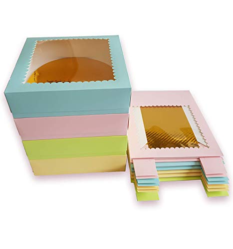 CooKeezz Couture - Window Cake Box 10x10x2.5