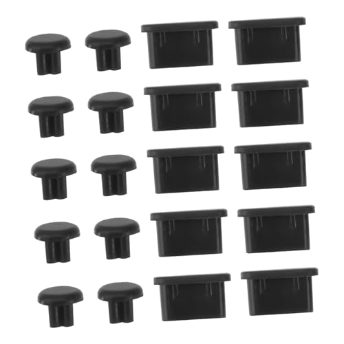 HOODANCOS Bouchons Anti-Poussière Jack 3.5 Mm Et Type-C Protection Ports Audio Téléphone...