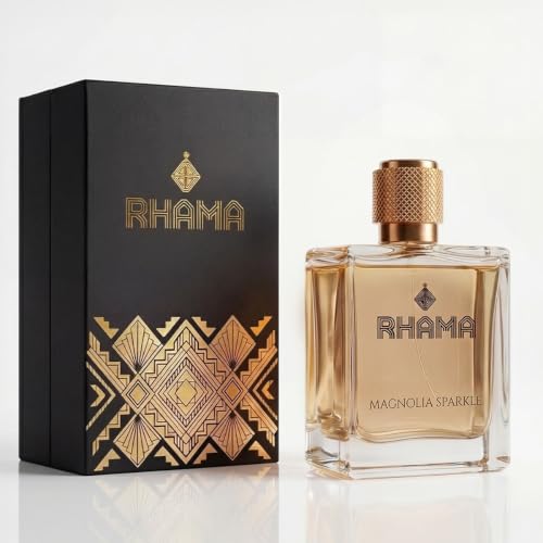 Image of Rhama Magnolia Sparkle Perfume for Women 50ml | Long Lasting Premium | Fresh Floral Fruity Magnolia Scent | Eau De Parfum