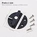 WSDMAVIS 4Pcs Reliable Boat Cabinet Twist Latch Nylon Round Turn Button Twist Catch Latch for Boats Yachts RVs Essential Hardware Accessory