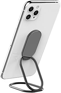 zorbes Mobile Stand Foldable Phone Stand 3M Self-Adhesive Metal Desktop Phone Stand Holder Mobile Back Holder Grip Folding Phone Grip Holder Mobile Ring Holder Compatible with Most Smartphones-picture-34