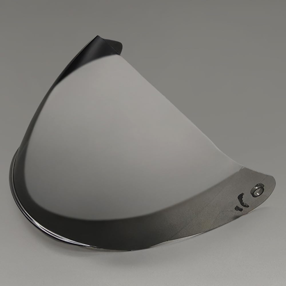 ZJHFDC Motorcycle Helmet Visor for LS2 OF601 OF602 OF603 OF608, Windproof Anti Scratch Helmet Visor Replacement Motorcycle Accessories,normal-Elightblack