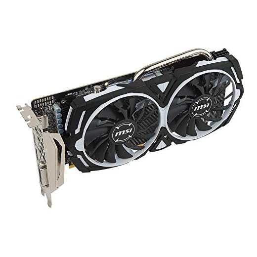 MSI V341-236R Radeon RX 570 Armor 8G OC Grafikkarte schwarz/rot
