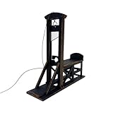 Wooden Mini French Guillotine Model – Creative Halloween Decor, Fidget prop & Phone Stand – Unique Office Desk Novelty & Stress Reliever