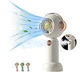 BTYOLFUP Premium Astronaut Duck Portable Handheld Misting Fan, Battery Operated Rechargeable Misting Fan, Cute Personal Mist fan, Lash Fans, Travel Home Office, Gift for Girls & Kids White Fan