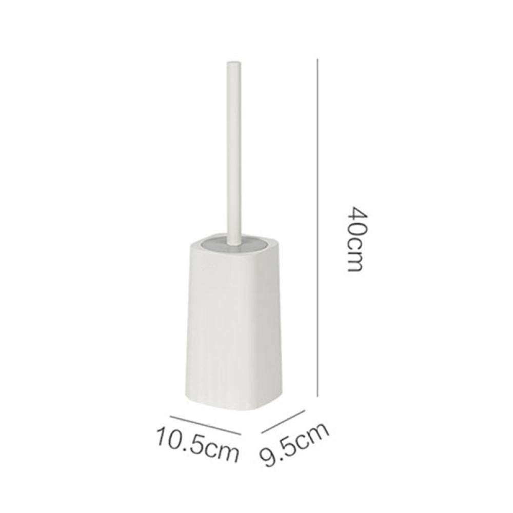 Cepillos de Inodoro Blancos higiénicos, Kit de Cepillo Limpiador de Inodoro, con Soporte de Secado rápido para baño, de pie, fácil de Limpiar