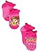 Fancy Nancy Toddler Girls 6 pack Socks (Shoe: 7-10 (Sock: 4-6), Pink No Show)